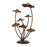 Melrose International Metal Mushroom Garden Accent 17"H, Bronze - 92777DS
