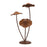 Melrose Brz Metal Mushroom Garden Accent 18.25"H, Brz - 92778DS
