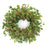 Melrose International Mixed Seeded Foliage Wreath 24"D, Green - 92780DS
