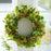 Melrose International Mixed Seeded Foliage Wreath 24"D, Green