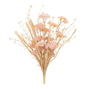 Melrose International Blush Floral Grass Bush, Set of 2, Pink/Beige - 92785DS