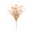 Melrose International Blush Floral Grass Bush, Set of 2, Pink/Beige
