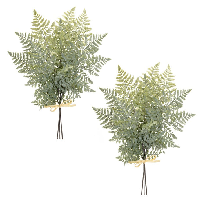 Melrose International Fern Foliage Bundle, Set of 2, Green