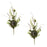 Melrose International Bird Nest Twig Spray, Set of 2, Green/Brown