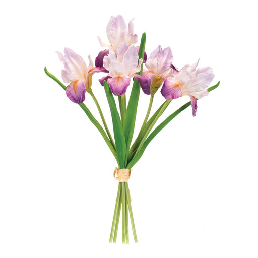 Melrose International Iris Floral Bundle, Set of 2, Purple/Green - 92819DS