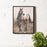 Melrose International Framed Horse Canvas Art 24"H, Black/Beige