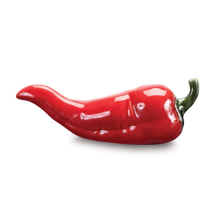 Melrose Ceramic Vegetable Decor, Set of 4, Red/Green/Purple