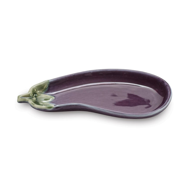 Melrose Ceramic Vegetable Plate, Set of 3, Red/Green/Purple