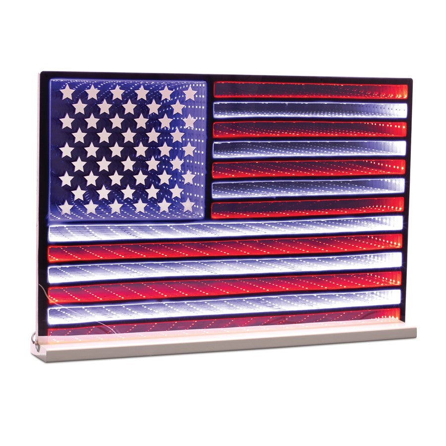 Melrose American Flag Ekko Light Display 23"L, Red/White/Blue - 92900DS