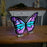 Melrose International Butterfly Ekko Light Display 17"L, Blue/Purple