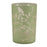 Melrose Frosted Floral Bird Candle Holder (Set of 2), Green