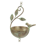 Melrose Iron Bird Rain Chain 60"L, Gold/Gray - 96147DS