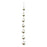 Melrose Iron Bird Rain Chain 60"L, Gold/Gray