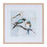 Melrose Framed Bird Couple Wall Print (Set of 2), Blue/White