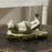 Melrose Laying Frog Figurine (Set of 4), Green