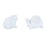 Melrose Etched Frog & Turtle Figurine (Set of 2), White - 96303DS