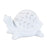 Melrose Etched Frog & Turtle Figurine (Set of 2), White
