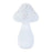 Melrose Etched Mushroom Decor (Set of 2), White