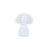 Melrose Etched Mushroom Decor (Set of 2), White