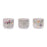Melrose Stone Floral Patterned Planter (Set of 3), Beige/Green - 96319DS
