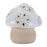 Melrose Porcelain Mushroom Decor (Set of 6), Beige/Gray