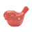Melrose Ceramic Floral Bird Figurine (Set of 6), Pink