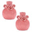 Melrose Storeware Bud Vase 5"/Floral Accent (Set of 2), Pink