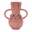 Melrose Storeware Vase 4.7"/Floral Accent (Set of 2), Pink - 96364DS