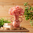 Melrose Storeware Vase 4.7"/Floral Accent (Set of 2), Pink