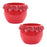 Melrose Storeware Bud Vase 6.5"/Floral Accent (Set of 2), Pink