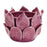 Melrose Storeware Bud Vase/Leaves Accent (Set of 2), Purple - 96367DS