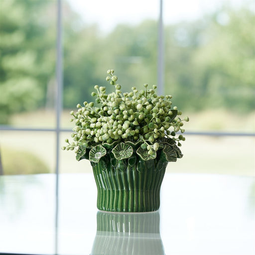 Melrose Storeware Bud Vase/Floral Accent (Set of 2), Green