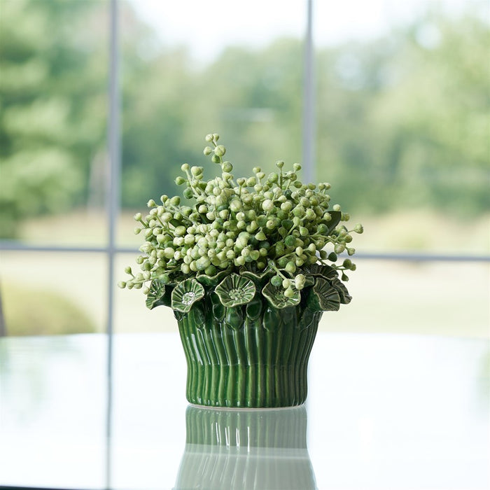 Melrose Storeware Bud Vase/Floral Accent (Set of 2), Green
