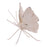 Melrose Flower Petal Butterfly Shelf Sitter (Set of 2), Beige