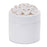 Melrose Stoneware Box/Floral Lid Accent (Set of 3), White