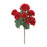 Melrose Geranium Floral Bush 9"/(Set of 2), Red/Green