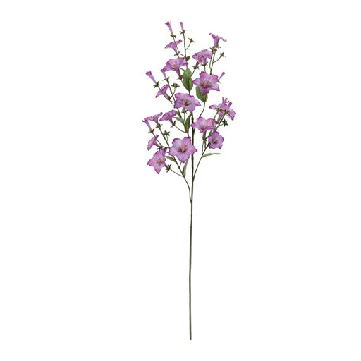 Melrose Morning Glory Floral Spray (Set of 2), Purple/Green
