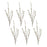 Melrose Pussy Willow Twig Spray (Set of 6), Green
