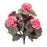 Melrose Geranium Floral Bush (Set of 2), Pink/Green - 96540DS