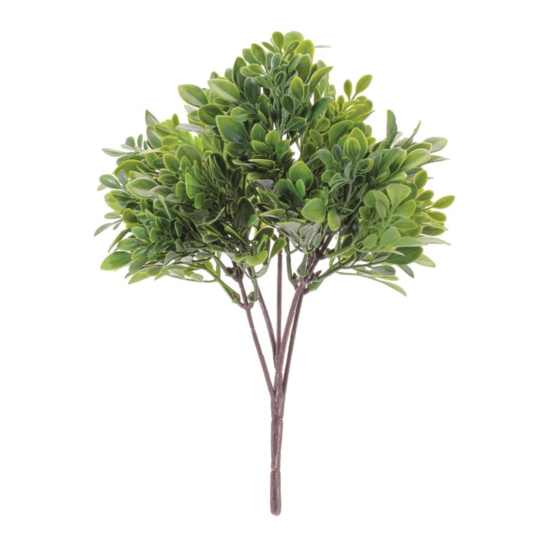 Melrose Boxwood Foliage Bush (Set of 6), Green - 96543DS