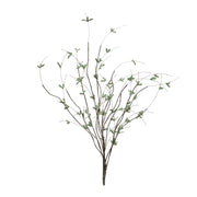 Melrose Mini Leaf Twig Branch (Set of 4), Green - 96703DS