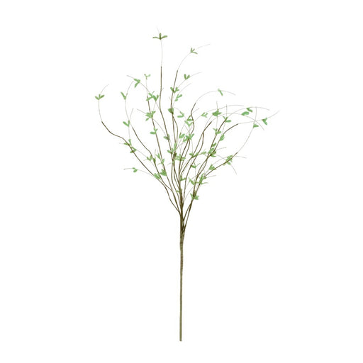 Melrose Mini Leaf Twig Branch (Set of 4), Green