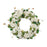 Melrose Hydrangea & Seedum Floral Wreath 32"D, White/Green - 96728DS
