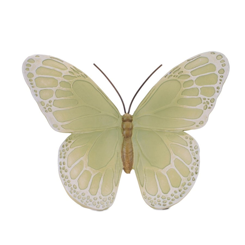 Melrose Colorful Butterfly Decor (Set of 3), Yellow/Green/Pink