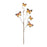 Melrose Butterfly Twig Spray (Set of 4), Orange/Black