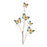 Melrose Butterfly Twig Spray (Set of 4), Yellow/Blue - 96811DS