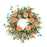 Melrose Mixed Gerbera Daisy Wreath 24"D, Pink/Red/Green - 96818DS