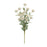 Melrose Mini Mum Floral Bush (Set of 4), White/Green