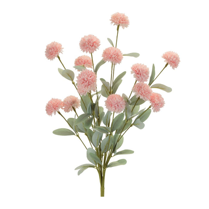 Melrose Mini Mum Floral Bush (Set of 4), Pink/Green - 96823DS