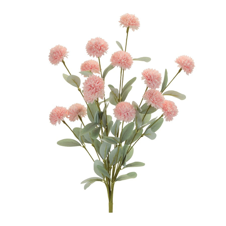 Melrose Mini Mum Floral Bush (Set of 4), Pink/Green - 96823DS